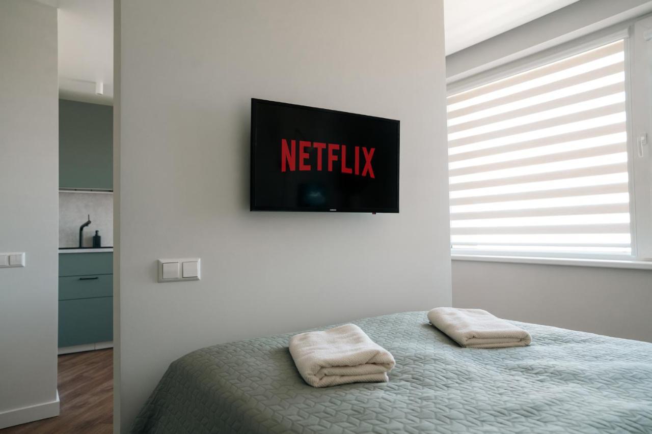 Grey Green Studio Apartment Birstonas Exterior photo