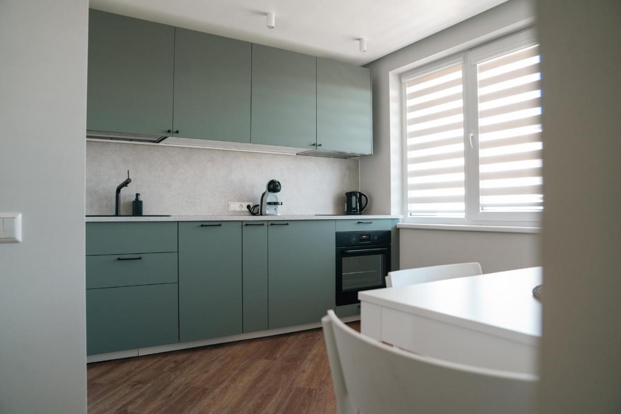 Grey Green Studio Apartment Birstonas Exterior photo